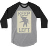 keep left shark 3/4 Sleeve Shirt