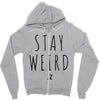 Juanpa Zurita Stay Weird Zipper Hoodie
