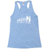 climbing ape to evolution climb indoor outdoor Racerback Tank