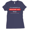 smoking hot writer tee Ladies Fitted T-Shirt