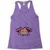 April Peeking Out Baby Girl Racerback Tank
