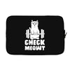 gym cat workout Laptop sleeve