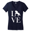 horse love Women's V-Neck T-Shirt