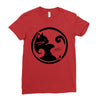 yinyang cats Ladies Fitted T-Shirt