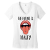 Women's March The Future is Nasty Women's V-Neck T-Shirt