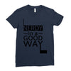 nerdy in a good way Ladies Fitted T-Shirt