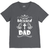 I Am One Blessed Dad V-Neck Tee