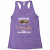 march  girl is a perfect combination of princess and warrior Racerback Tank