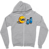 pac chomp Zipper Hoodie