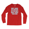dont judge my english setter Long Sleeve Shirts