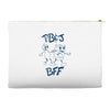 peanut butter and jelly bff Accessory Pouches