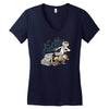scientific paradox goes boink Women's V-Neck T-Shirt