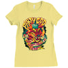 party god (red) Ladies Fitted T-Shirt