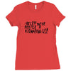 35. help!! theese peeple r kidnaping us 019 Ladies Fitted T-Shirt