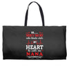 There's This Boy Who Stole My Heart He Calls Me Nana Weekender Totes