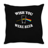 5 must visit beer destinations Throw Pillow