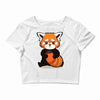 red fox 3 Crop Top