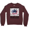 Veteran Don't Thank Me Thank My Brothers &amp; Sister Crewneck Sweatshirt
