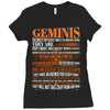 Geminis Difficult Ones To Understand Zodiac Ladies Fitted T-Shirt