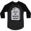 delete my browser history 3/4 Sleeve Shirt