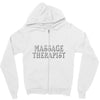 massage therapist Zipper Hoodie