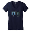 speak friend and enter Women's V-Neck T-Shirt