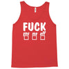 fuck you me off fun Tank Top