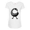 Sankofa Bird Maternity Scoop Neck T-shirt