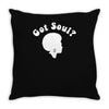 got soul funny retro funk disco afro 70s boogie soul new york Throw Pillow
