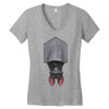 perfectly upside down Women's V-Neck T-Shirt