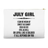 Super July Girl Accessory Pouches