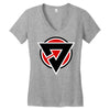 red black zero Women's V-Neck T-Shirt