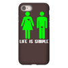 life is simple funny iPhone 8