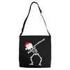 skeleton dabbing christmas Adjustable Strap Totes