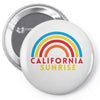 California Sunrise Pocket Pin-back button