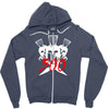 sparta fight  film Zipper Hoodie