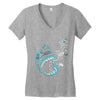 shark attack!!! Women's V-Neck T-Shirt