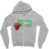 snowy days Zipper Hoodie