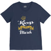 Kings Are Born In March V-Neck Tee