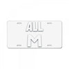 all m License Plate