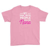 my favorite people call me nana cute Youth Tee