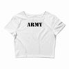 army Crop Top