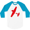 pilot flieger airplane flugzeug extra300 rc flyer 3/4 Sleeve Shirt