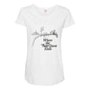 where the side quest ends Maternity Scoop Neck T-shirt