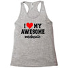 i love my awesome mechanic Racerback Tank