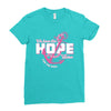 we have this hope breast cancer awareness Ladies Fitted T-Shirt