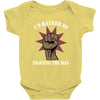 id rather be fighting the man Baby Onesie