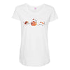 spooky kitties Maternity Scoop Neck T-shirt