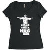 jesus wants a hug Women's Triblend Scoop T-shirt