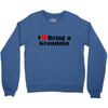 i love being a grandma Crewneck Sweatshirt